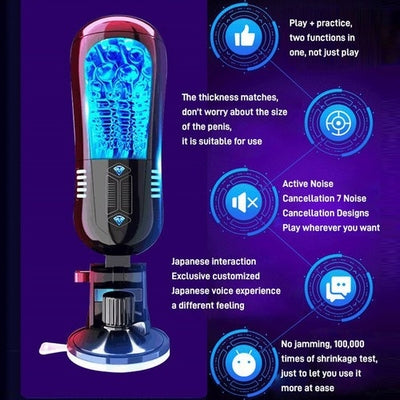 [Discreet Shipping]💥Champion Trainer! Fully Automatic Retractable Sucking Heated Decompression Cup