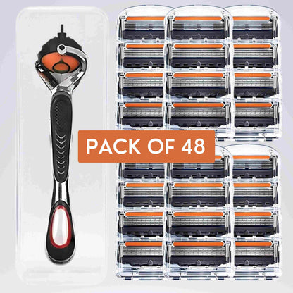 PrecisionRazor - 48 Blade Shaving Razor | No Cuts Guaranteed