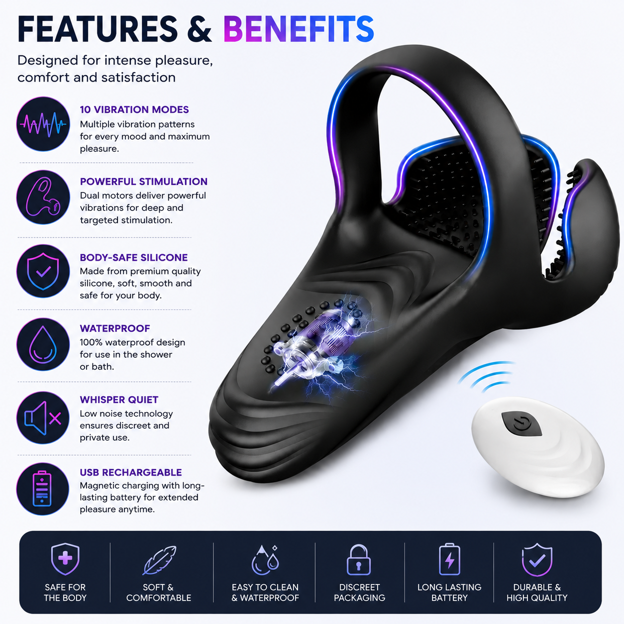 Supreme series for couples launched in 2026- 👑Vibrating Armor Men's Health Trainer