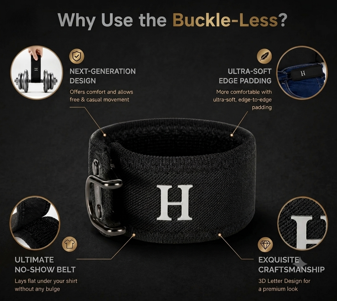Buckle-less belt hooks (Pair Of 2)