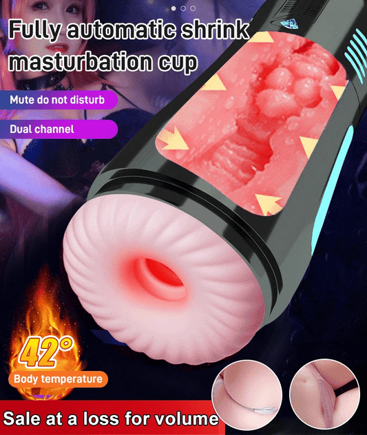[Discreet Shipping]💥Champion Trainer! Fully Automatic Retractable Sucking Heated Decompression Cup