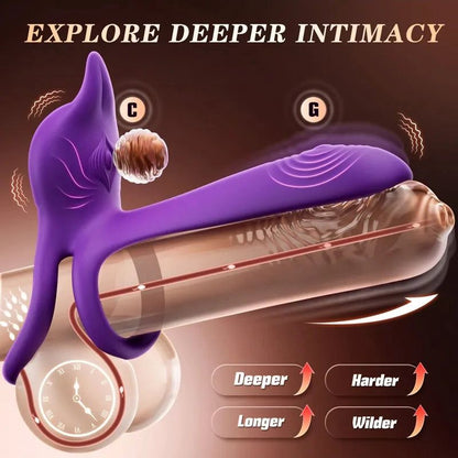 Dual Fox Ring Vibrator