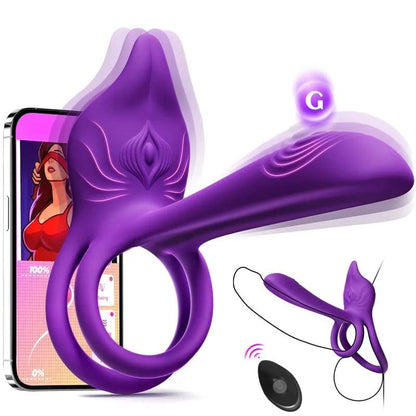 Dual Fox Ring Vibrator