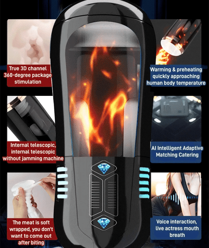 [Discreet Shipping]💥Champion Trainer! Fully Automatic Retractable Sucking Heated Decompression Cup