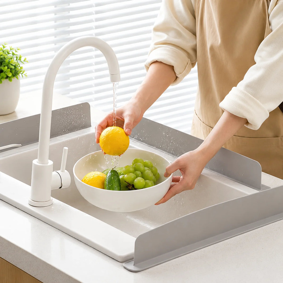 Silicone Anti-Splash Sink Edge Guard 48 CM BIG SIZE🔥 BUY 1 GET 1 FREE 🔥