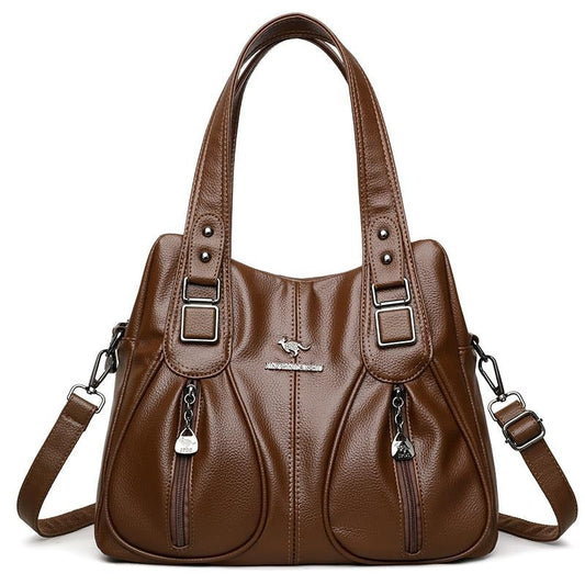 Women’s Multi-Pocket Crossbody Shoulder Handbag